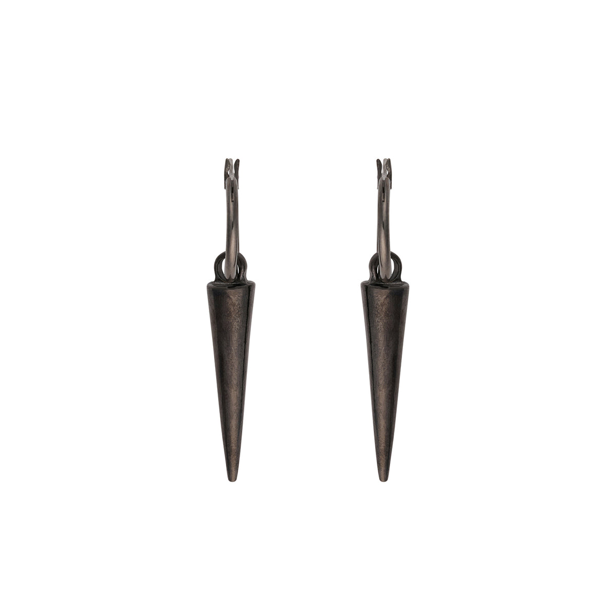 JOSEPHINE EARRINGS GUNMETAL