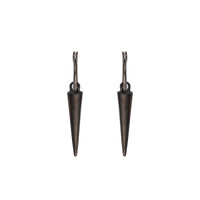 JOSEPHINE EARRINGS GUNMETAL