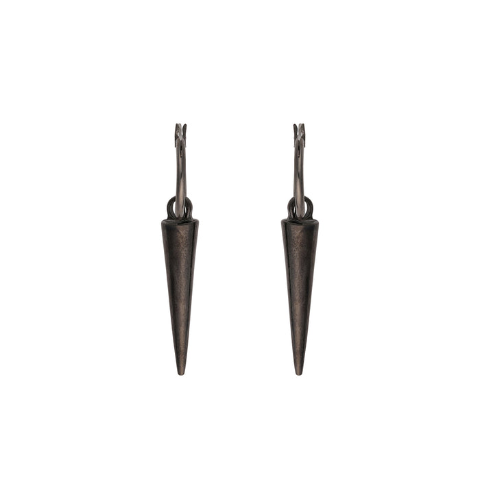 JOSEPHINE EARRINGS GUNMETAL