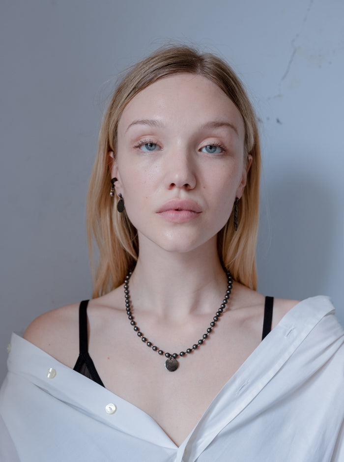 ABIR NECKLACE GUNMETAL