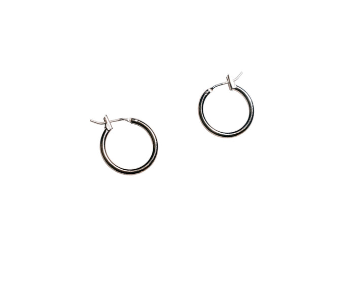 JOVIE EARRINGS GUNMETAL