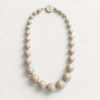 PAPER MACHE BEAD NECKLACE