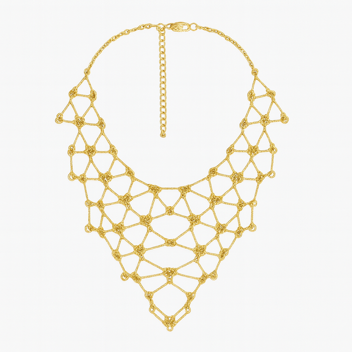 TEXTURED LATTICE NECKLACE