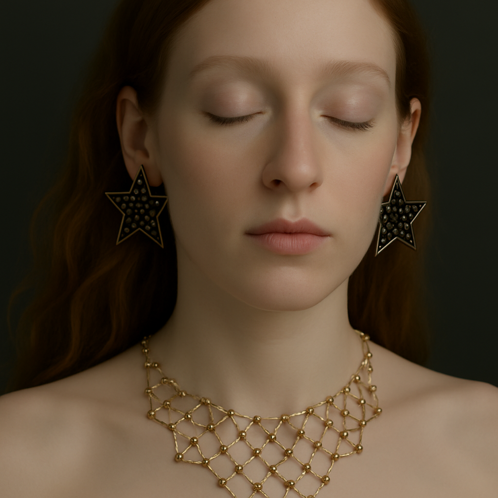 TEXTURED LATTICE NECKLACE