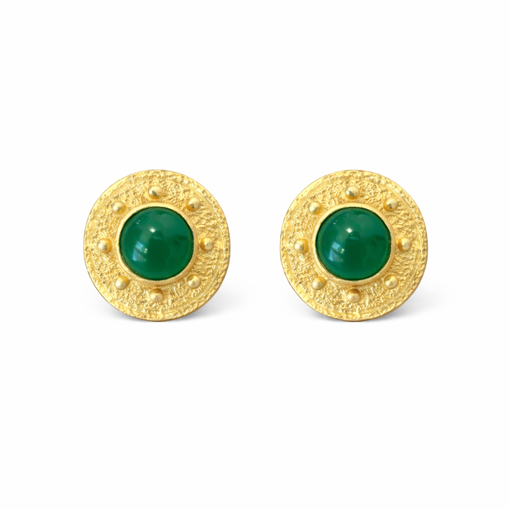 VERDANT ROUND CLIP-ONS