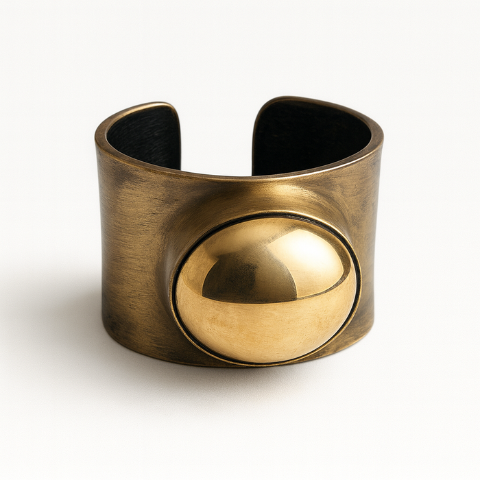 SCULPTURAL DOME CUFF