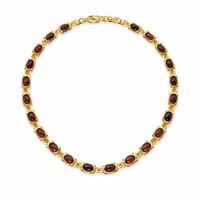CARNELIAN LINK NECKLACE