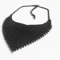 CRYSTAL SCARF NECKLACE