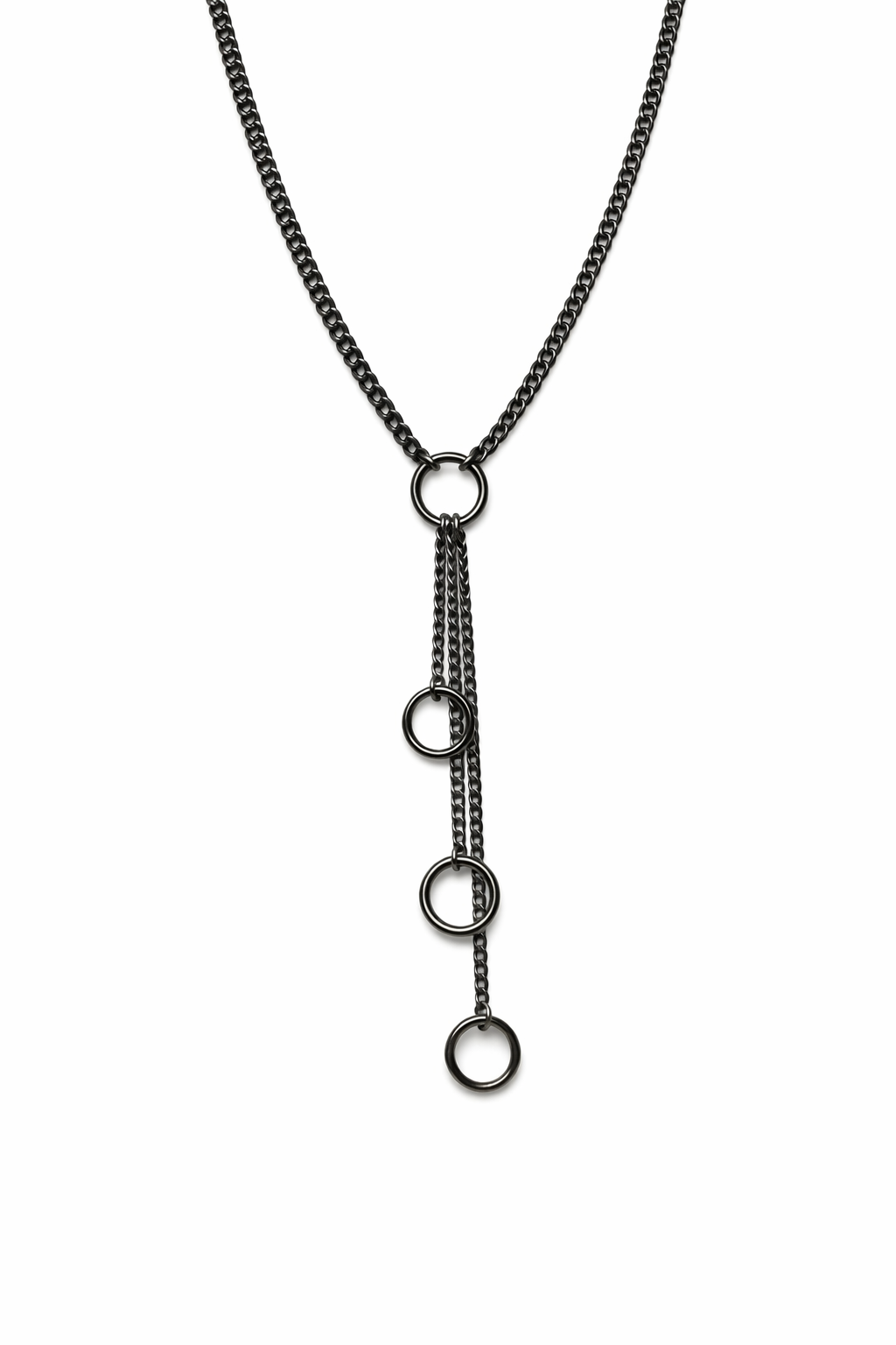 ABBEY NECKLACE GUNMETAL