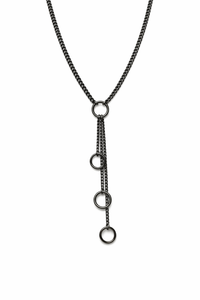ABBEY NECKLACE GUNMETAL