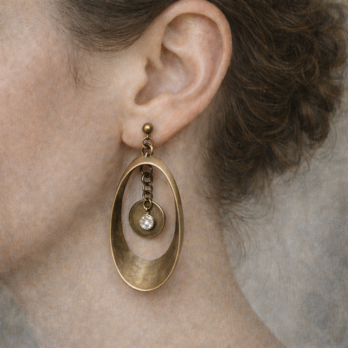 NESTED OVAL EARRINGS