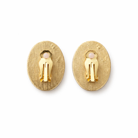 OPALINE OVAL CLIP-ONS