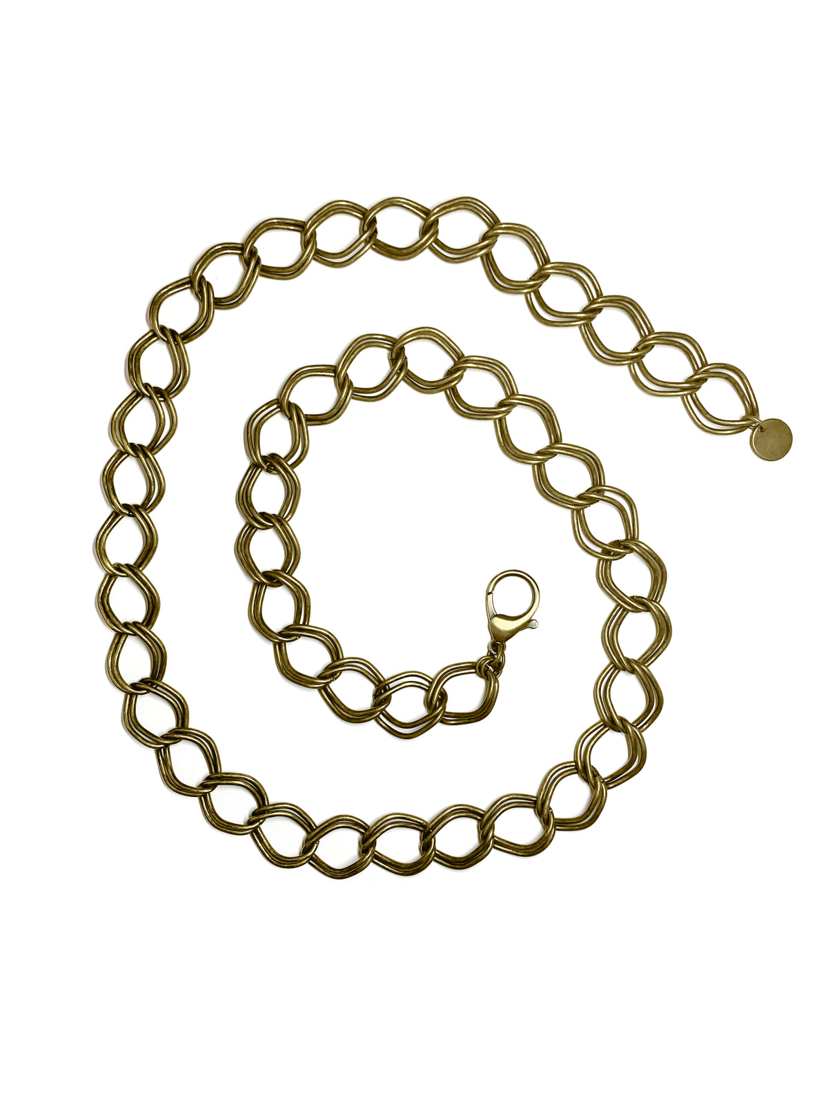 Gold waist chain for women.
